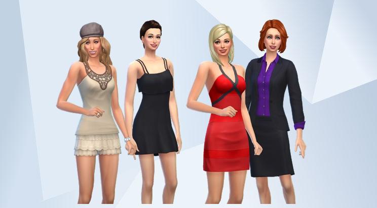 sachin and babi light blue dress No CC Decades Outfits 2.0 | EA Forums main image 0
