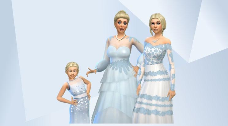 bridesmaid dresses sims 4 Silky Satin Retro Hollywood Style Wedding Dress