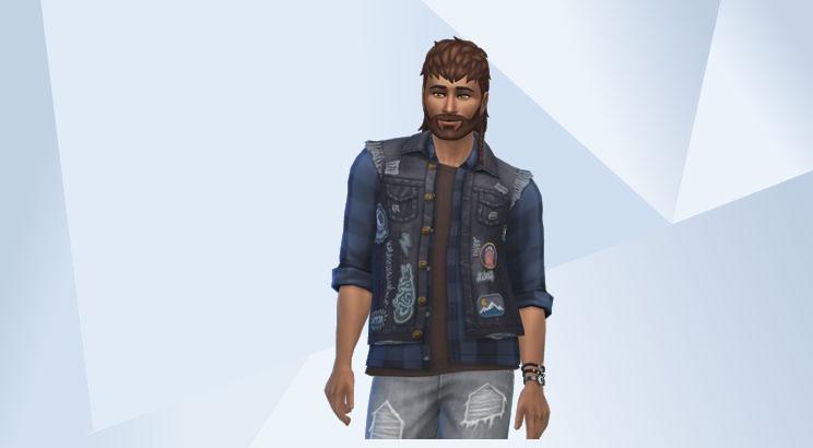 Denim jacket (9 colors) - The Sims 4 Catalog | Sims 4 male clothes, Sims 4  clothing, Sims 4