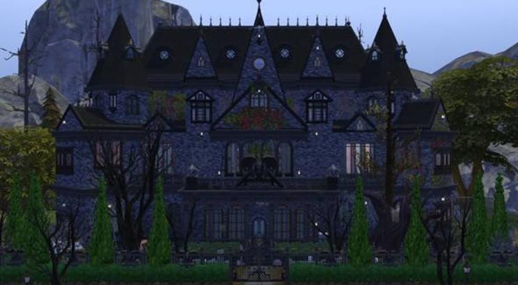 sims 4 vampire house