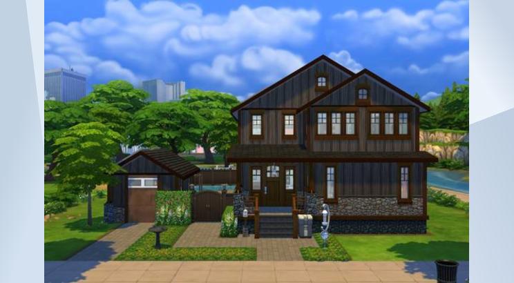 sims 4 craftsman house