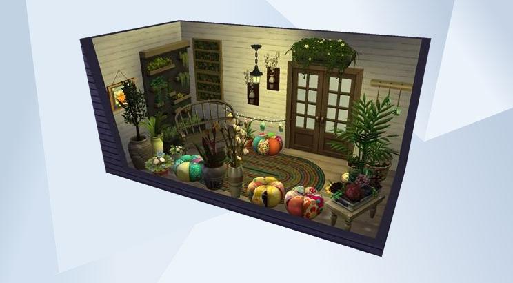 sims 4 green house
