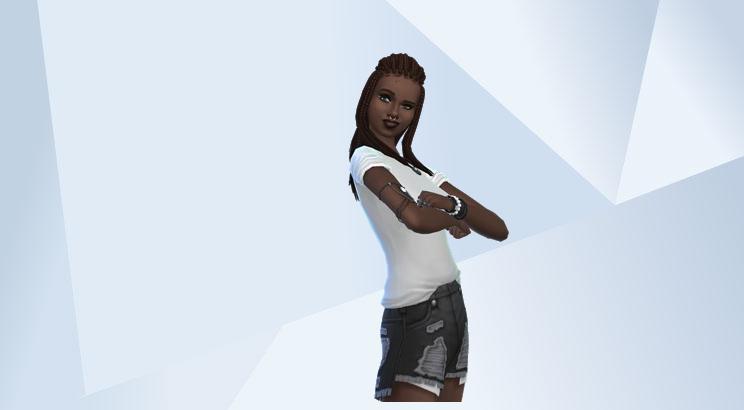 Young Goth Teen by ZyrilithSims