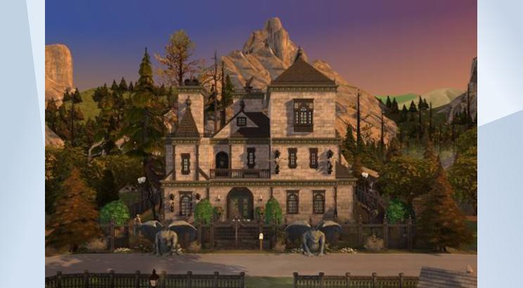 Gothic Vampire Mansion by Simsionia55