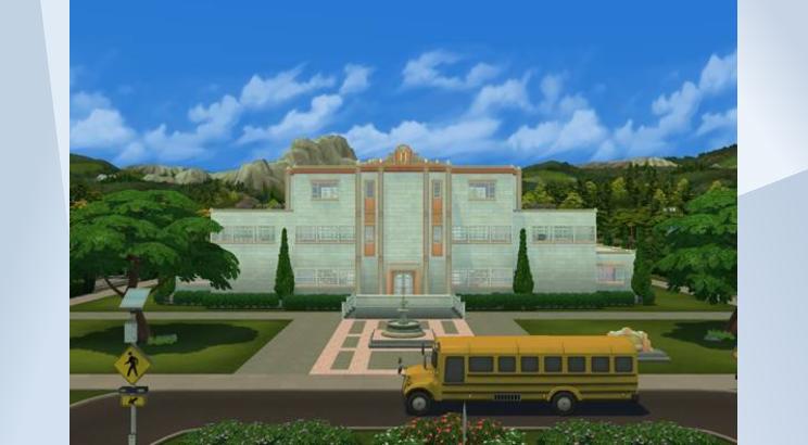 pink high school by Dorkiemustache