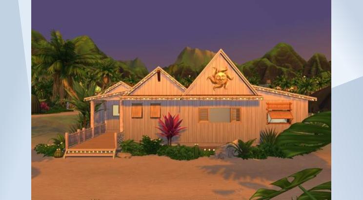 Tropical Island Home by Evierosalina