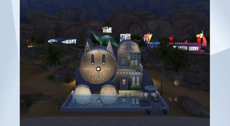 happy cat house/empty by flubber32c4