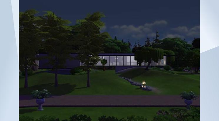 Modern Christmas House by None