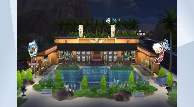 HONOLULU Tiki Bar - Pool by Rene1966