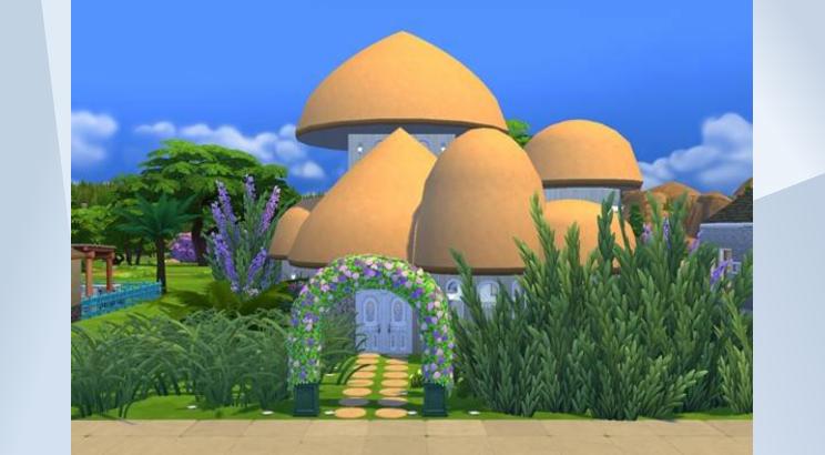 Mushroom House Day View by chubit83