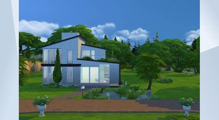 Modern Basegame Home by elisasimsbuild
