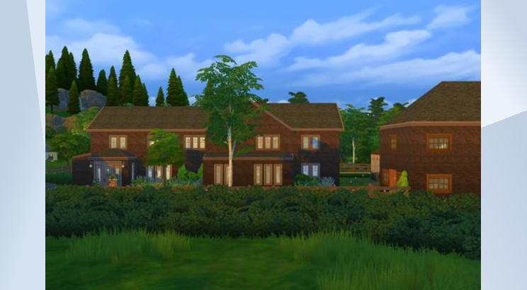 Large House with woods by Julieblackford
