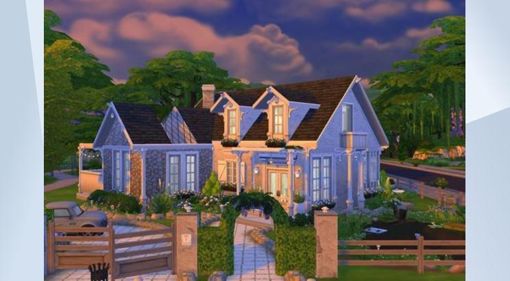 Cottage Base Game House by LunaStarLu
