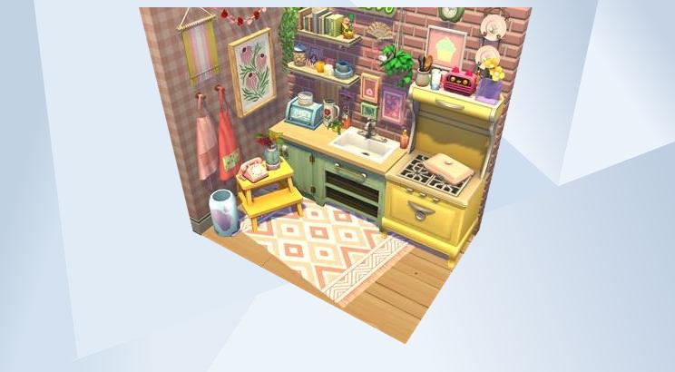 Pink Kitchen Nook by amanduh8240