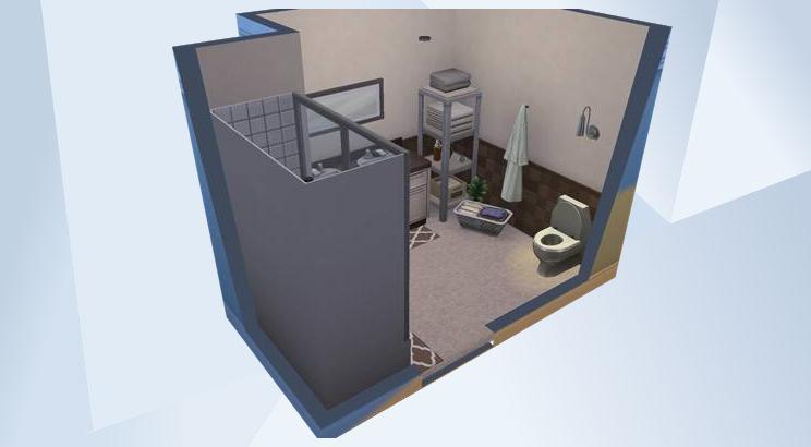 cute bathroom by frog_light_sims