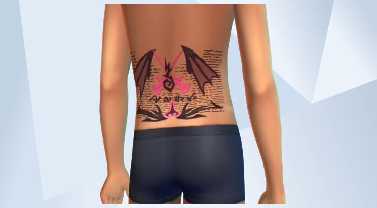 Vampire tattoo bottom by dasiajn